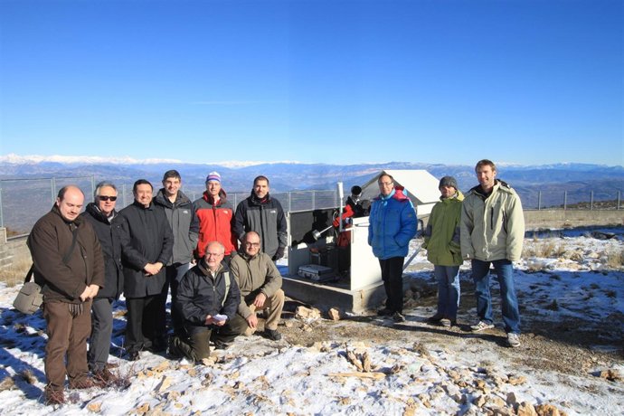 Telescopio que ha instalado el Instituto Hubble en el Montsec