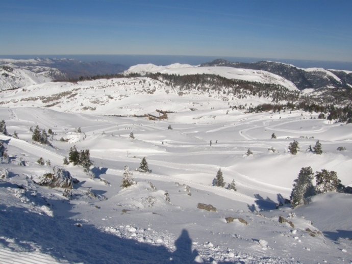 Pistas del centro de montaña Valle de Roncal. 