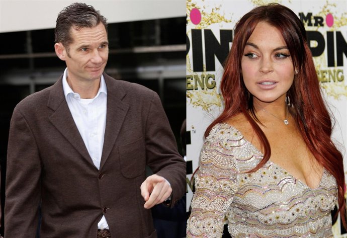 Montaje Iñaki Urdangarin y Lindsay Lohan