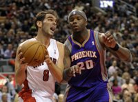 Baloncesto/NBA.- Toronto Raptors rompe la racha de seis derrotas consecutivas ante los Phoenix Suns (101-97)