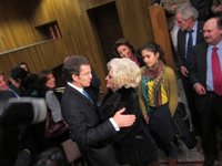 Sira Feijóo (madre del presidente de la Xunta): "Si hubiera una tercera vez, volvería a emocionarme"