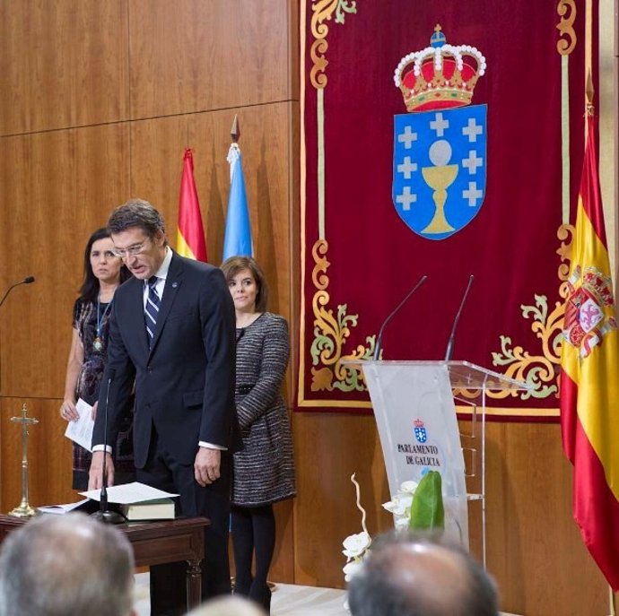 Alberto Núñez Feijóo toma posesión do seu cargo