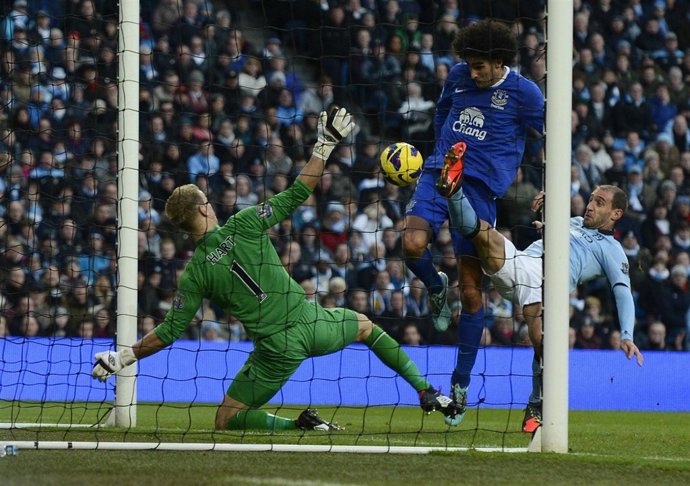 El Manchester City empata con el Everton