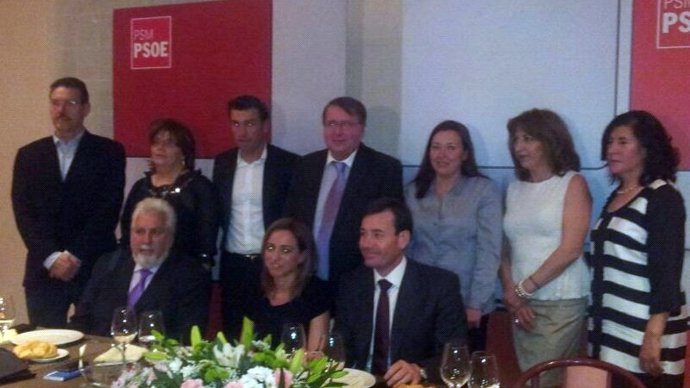 Tomás Gómez, en una reunión