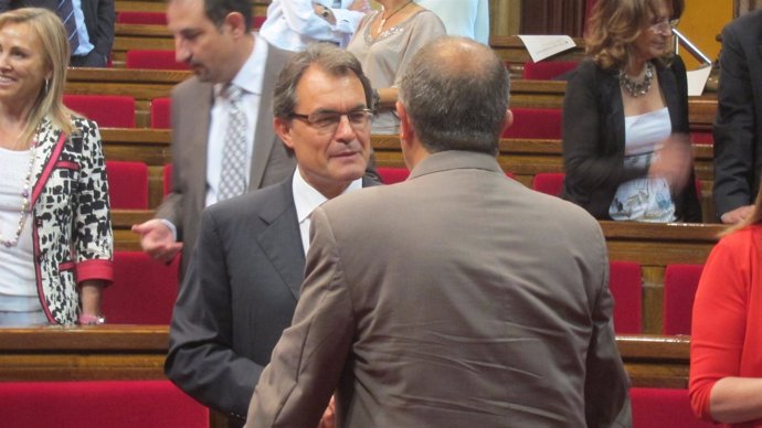 El Presidente Artur Mas, En El Parlament