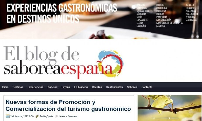 Blog Tastingspain