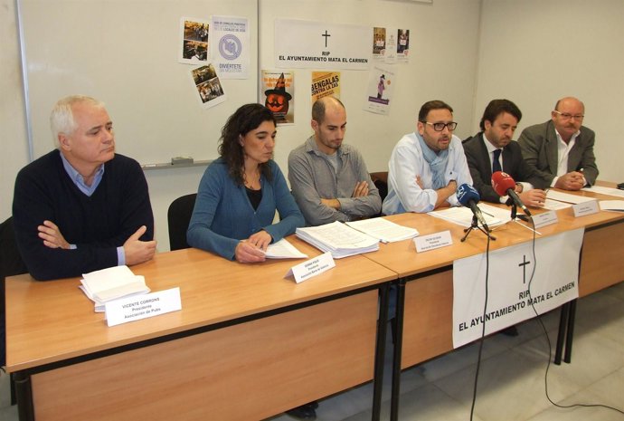 Representantes de la Federación de Empresarios de Hostelería de Valencia