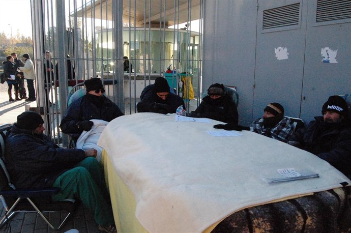 Extrabajadores de FCC en huelga de hambre para reclamar su readmisión