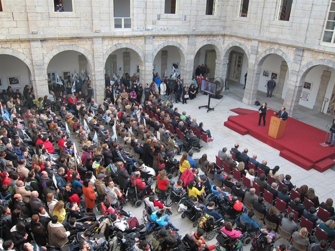 Diego durante su intervención en el acto