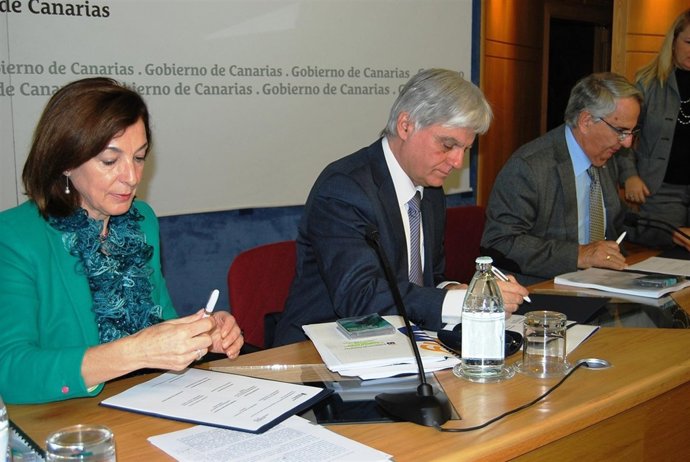 Margarita Ramos, José Miguel Pérez y Sebastián Grisaleña