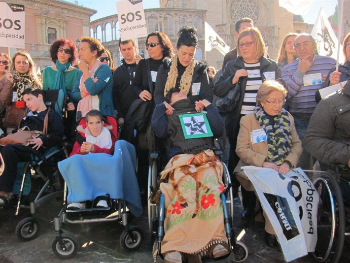 Manifestación por la discapacidad