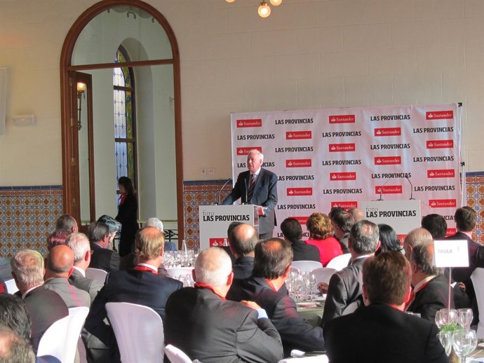 García-Margallo Durante Su Intervención En Un Foro