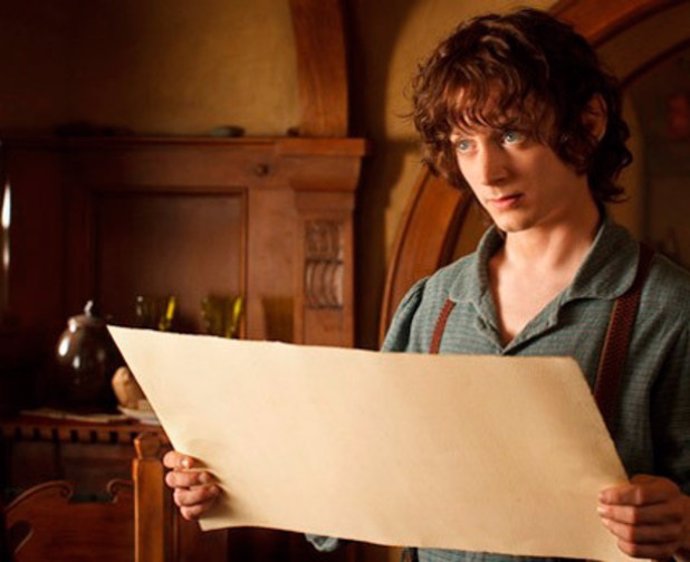 Elijah Wood como Frodo en 'El Hobbit'