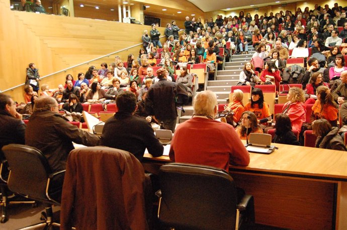 Asamblea de los sindicatos en Diputación