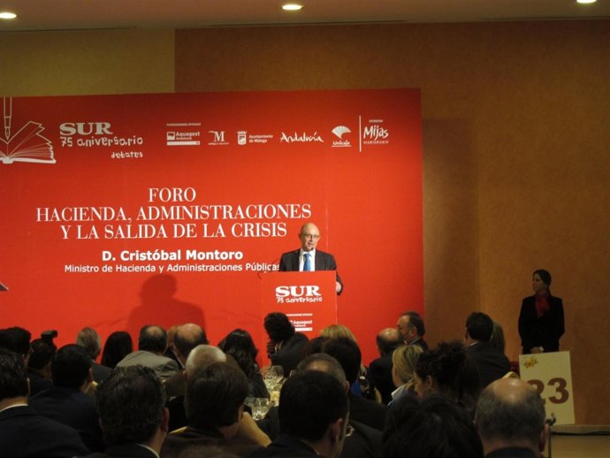 Cristóbal Montoro, ministro de Hacienda y Adminitraciones Públicas