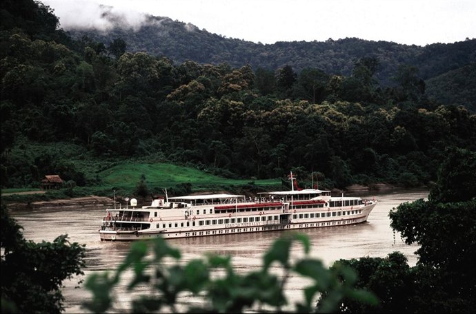 El Road to Mandalay recorriendo el gran fluvial