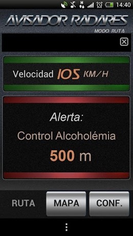 Avisador de radares de Plunge Interactive