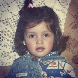 Sara Carbonero de pequeña