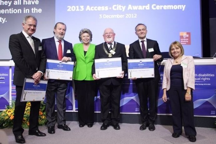 Pamplona recibe una mención especial en los premios Access City Award 2013.