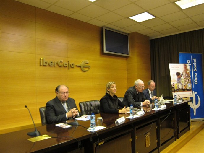 Presentación de la campaña de Navidad Solidaria de Ibercaja 2012