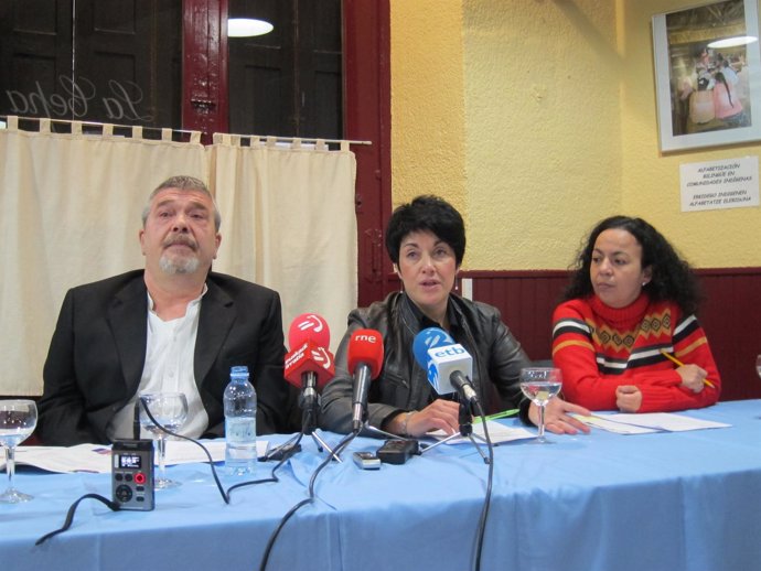 Patxi Lasa, Marian Gorraiz y Eliana Alemán