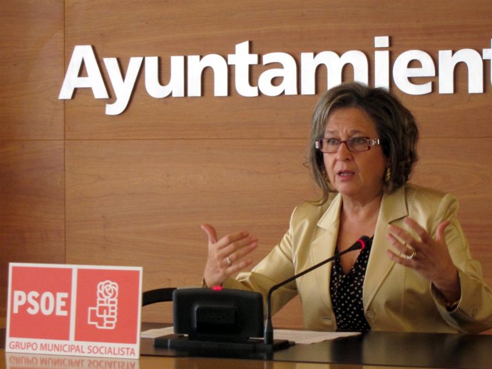 Concha Arribas, en la rueda de prensa sobre los presupuestos