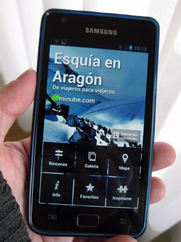 Aplicación para móviles de 'Nieve de Aragón