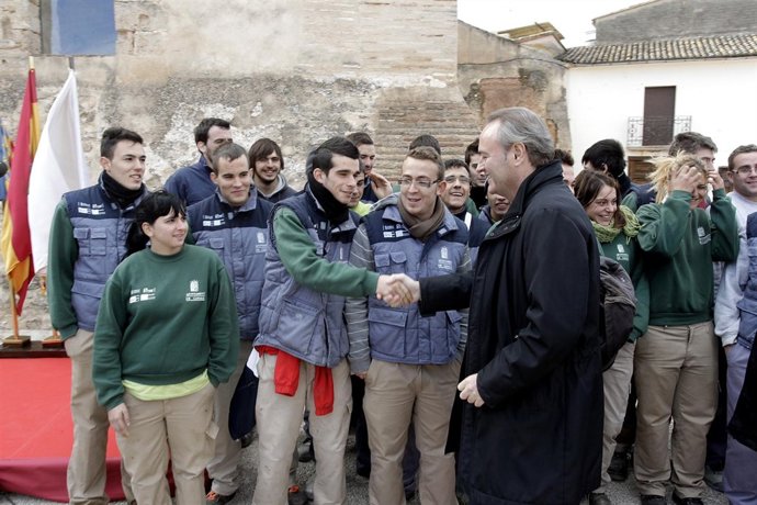 Alberto Fabra en Canals (Valencia)