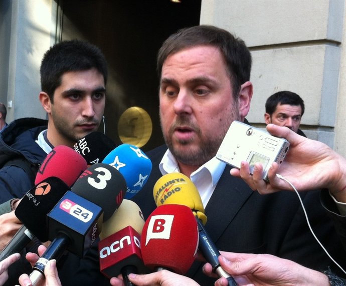 El líder de ERC Oriol Junqueras