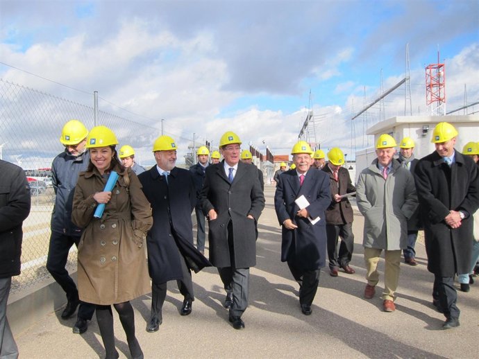 Inauguración de la línea en Fuendetodos-María.
