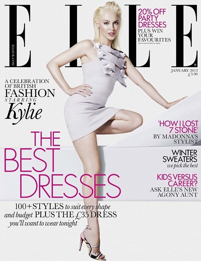 Kylie Minogue para ELLE UK
