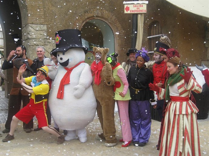 Llega la nieva a Isla Mágica.