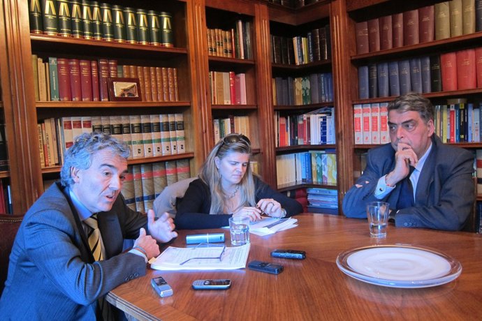 El portavoz de la asamblea de secretarios judiciales de Madrid Pedro Hernández