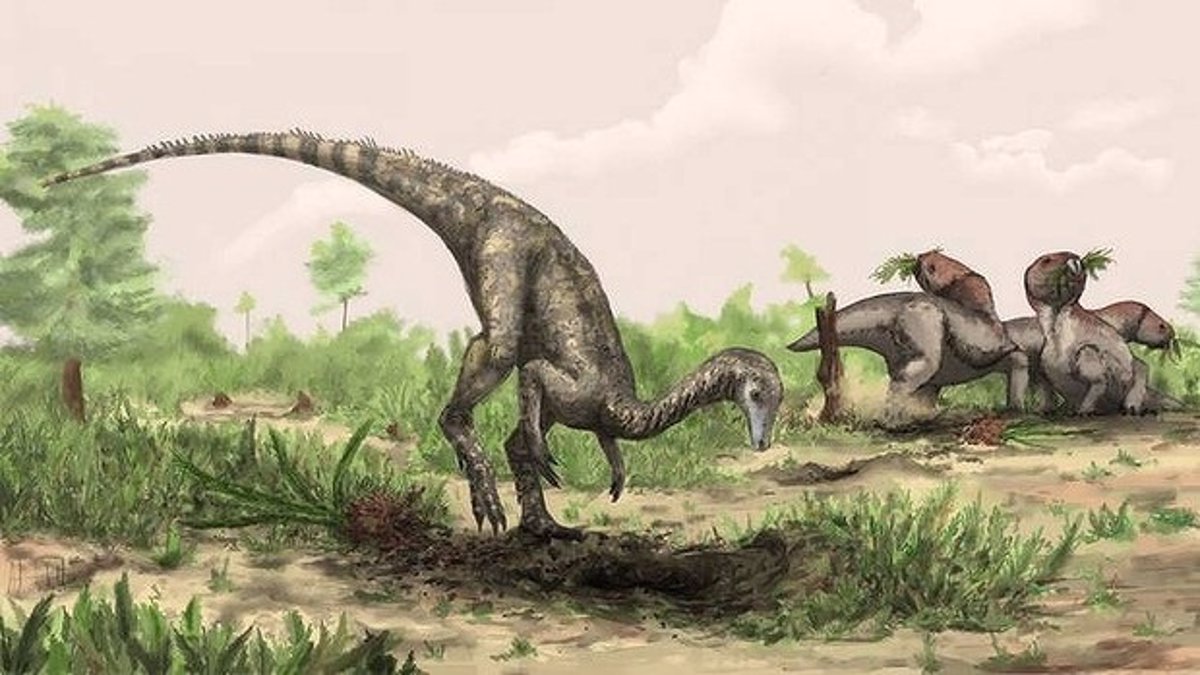 El primer dinosaurio era como un perro pero con cinco metros de cola