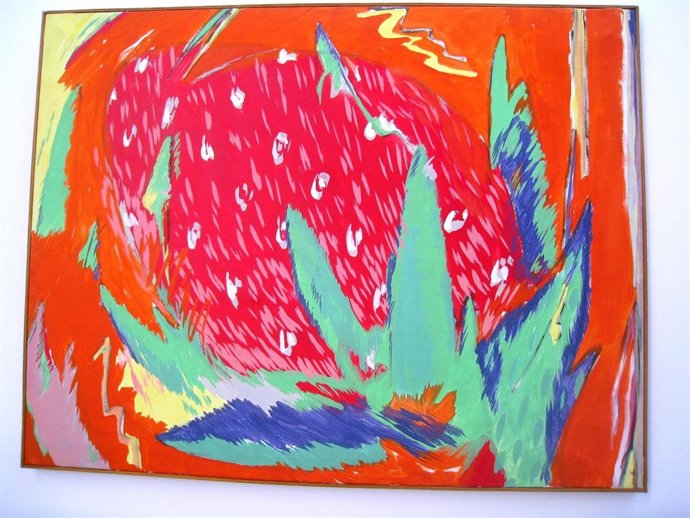 "Fresas", De Enrique Larroy, Una De Las Obras De La Exposición