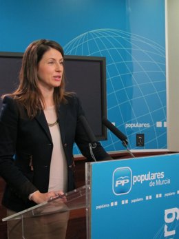 La portavoz del PP de la Región, Laura Muñoz