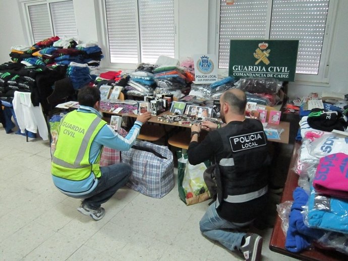 Prendas falsficiadas intervenidas