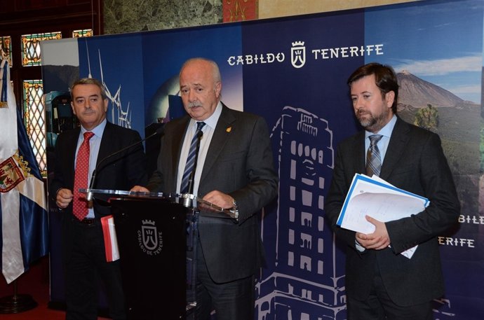 Abreu, Melchior y Alonso, en rueda de prensa