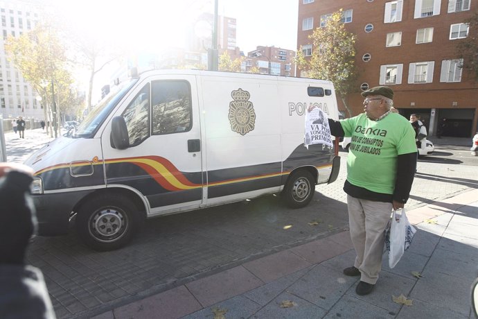 Díaz Ferrán llega en furgón al juzgado de Plaza de Castilla