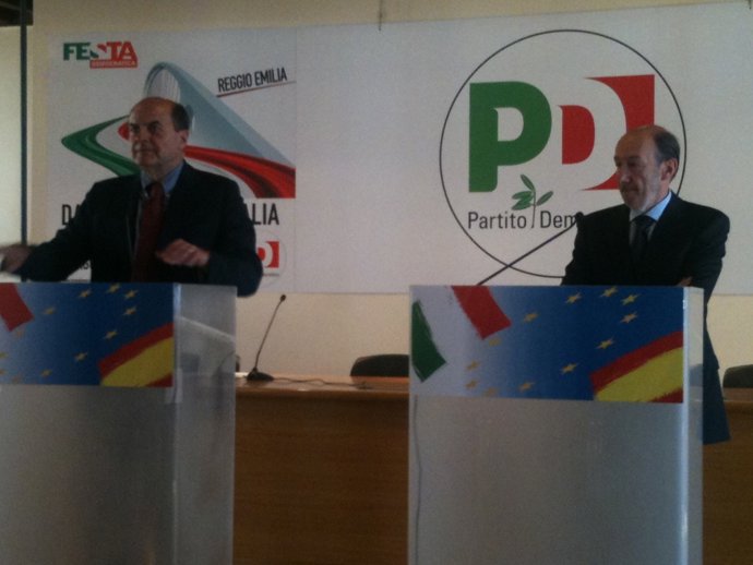 Rubalcaba Y Bersani, el pasado agosto