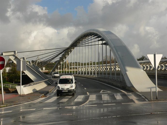 Puente de Manterola, en Sestao