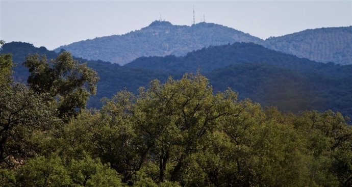 Sierrra de Aroche, en Huelva. 