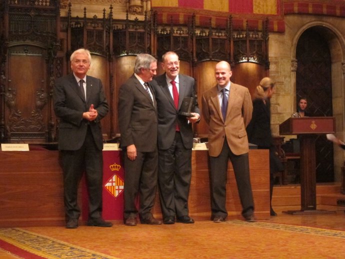 F.Mascarell, X.Trias, J.Solana y X.Mallafré 