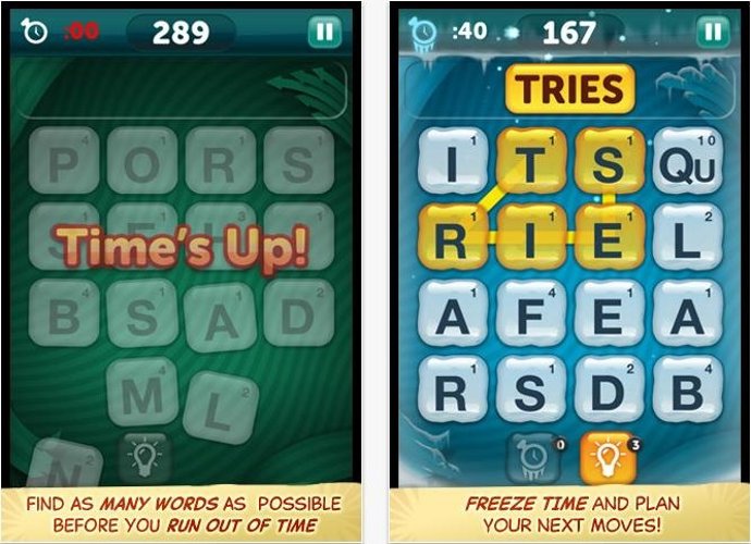 Juego Scramble with Friends de Zynga