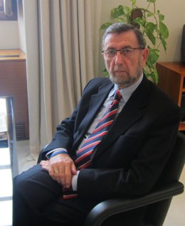 Manuel Gracia, durante la entrevista 