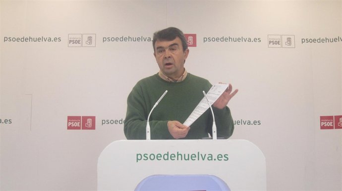 El portavoz del grupo socialista en Aljaraque (Huelva), José Martín.