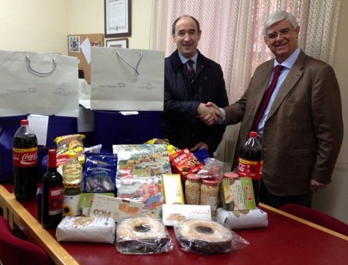 Cestas de Navidad cedidas al Banco de Alimentos