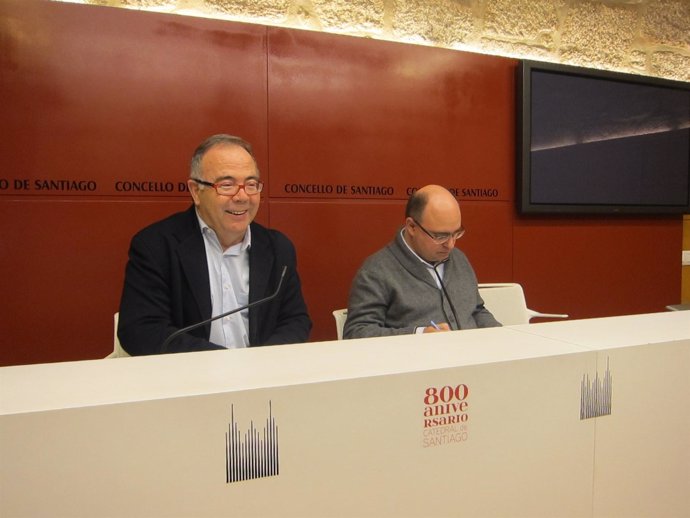 Sánchez Bugallo y Francisco Reyes en la rueda de prensa