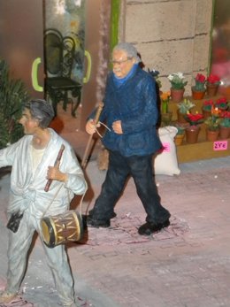 Imagen de Iñaki Azkuna en un Belén