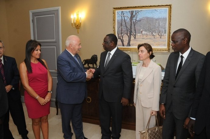 Encuentro con el presidente de Senegal